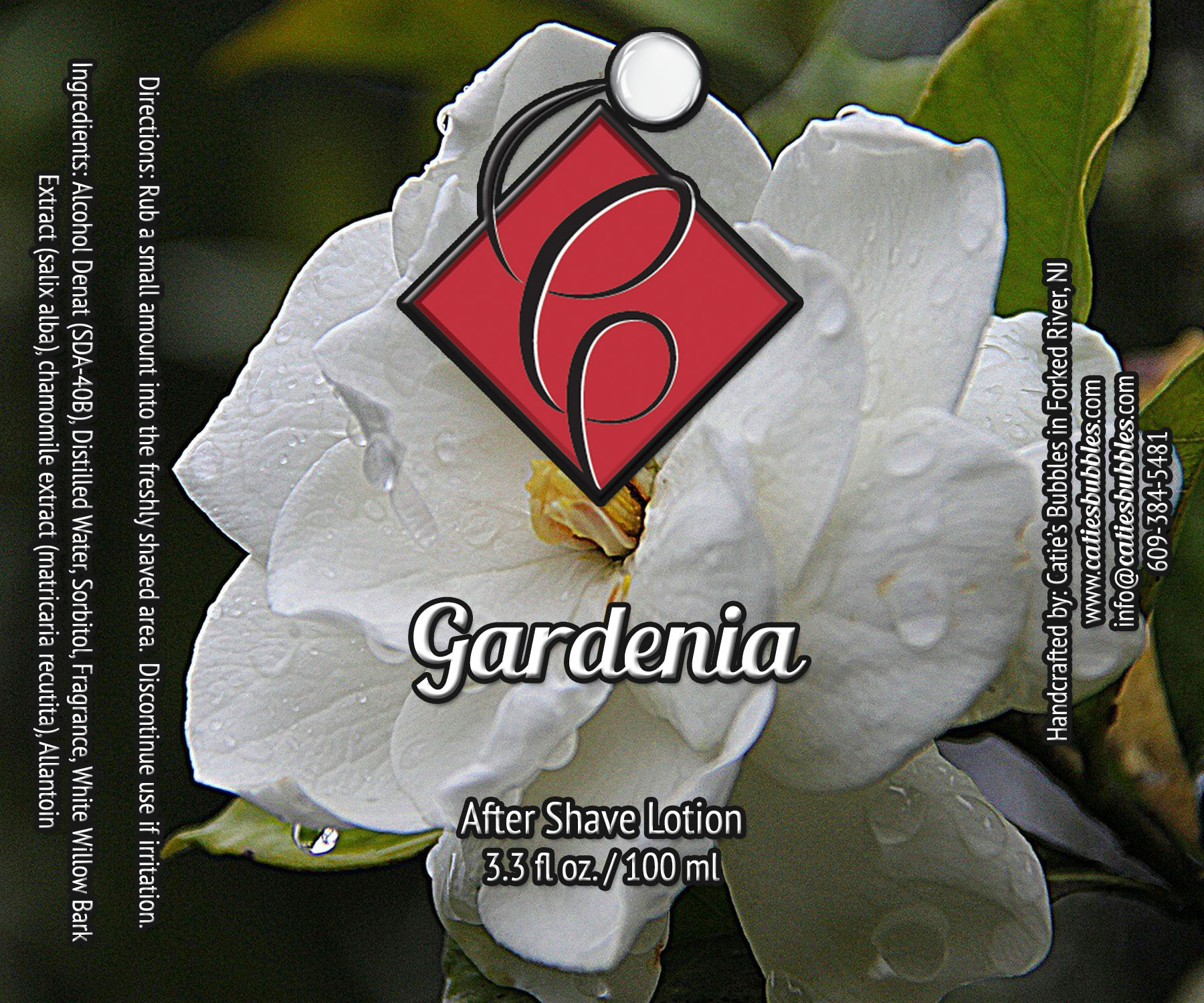Gardenia After Shave Lotion